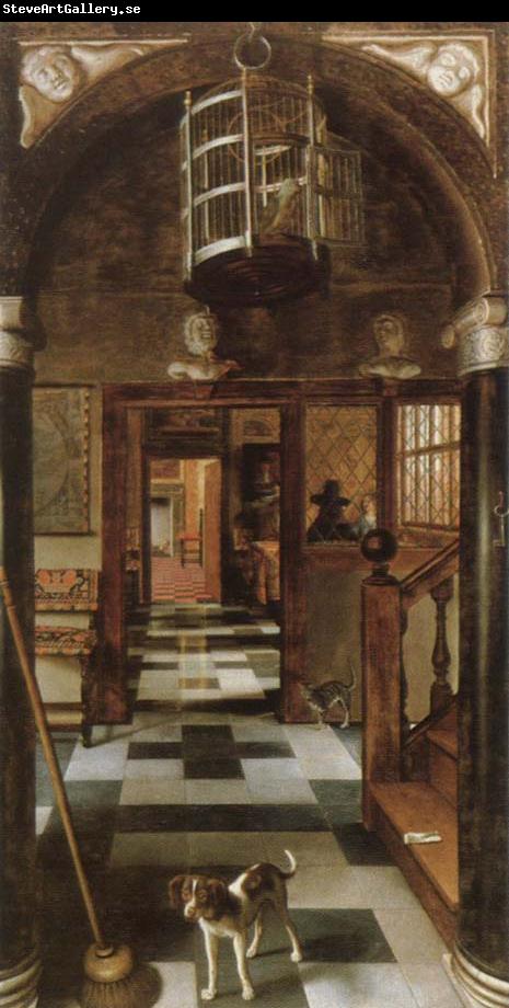 Samuel van hoogstraten a view down a corridor